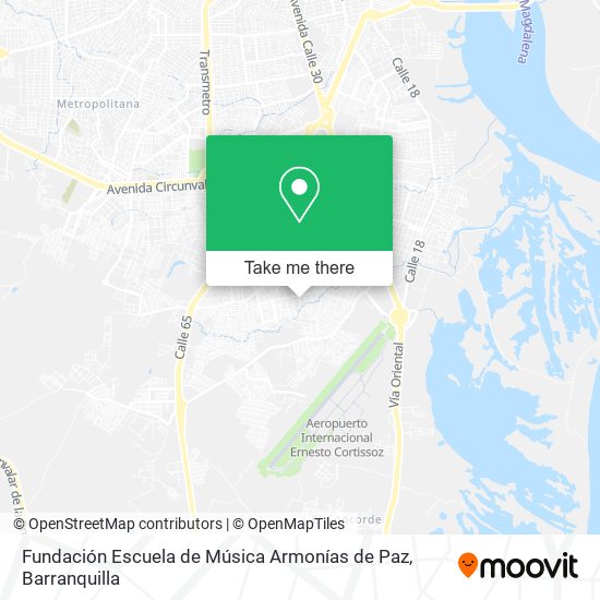Fundación Escuela de Música Armonías de Paz map