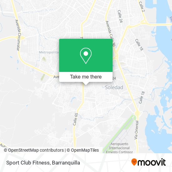 Sport Club Fitness map