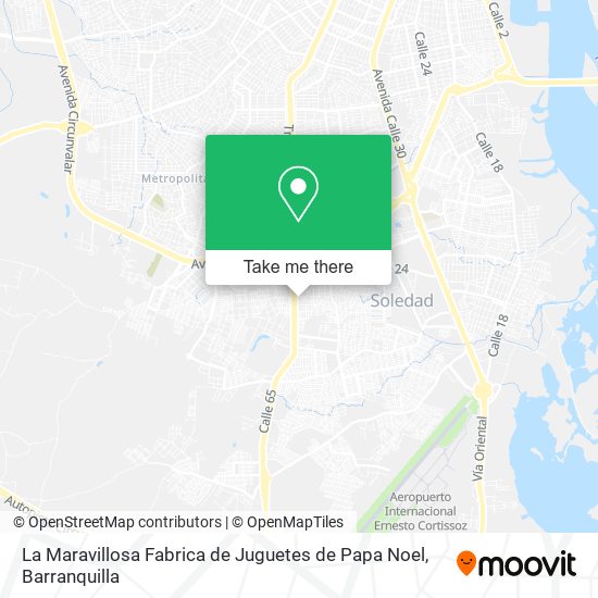 La Maravillosa Fabrica de Juguetes de Papa Noel map