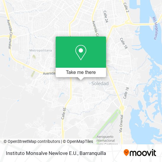 Instituto Monsalve Newlove E.U. map