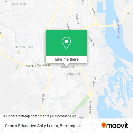 Mapa de Centro Educativo Sol y Lunita