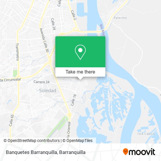 Banquetes Barranquilla map