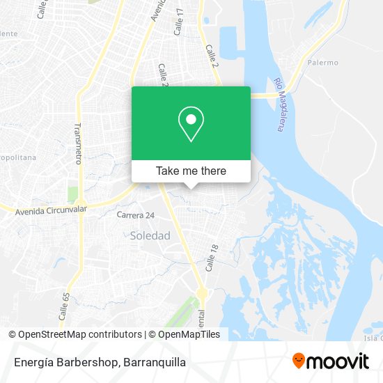 Energía Barbershop map