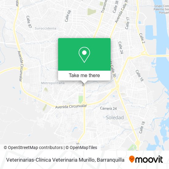 Veterinarias-Clínica Veterinaria Murillo map