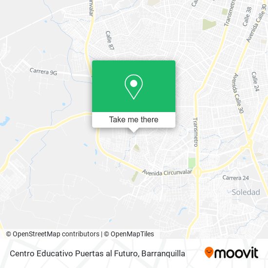 Centro Educativo Puertas al Futuro map