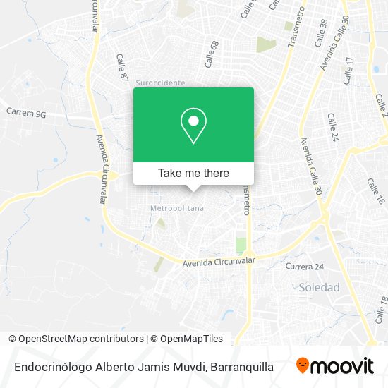 Endocrinólogo Alberto Jamis Muvdi map