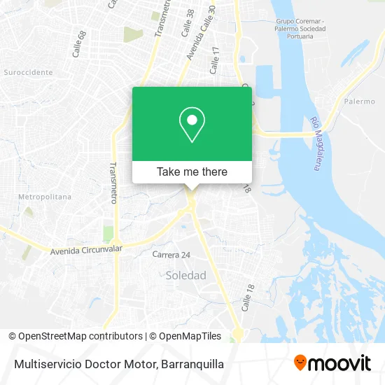Multiservicio Doctor Motor map