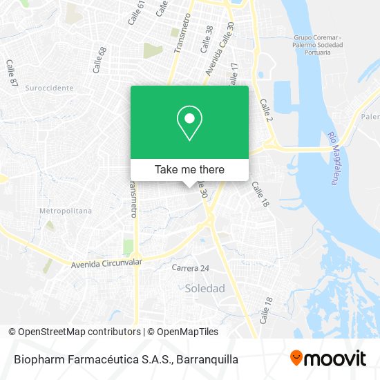 Biopharm Farmacéutica S.A.S. map