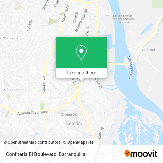 Confitería El Boulevard map