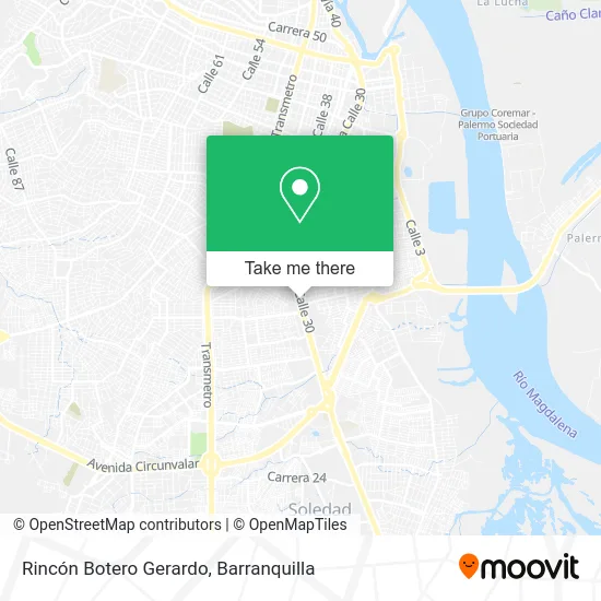 Rincón Botero Gerardo map