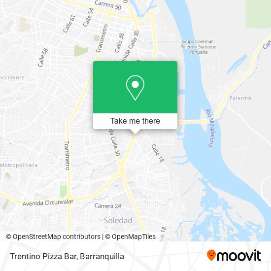 Trentino Pizza Bar map