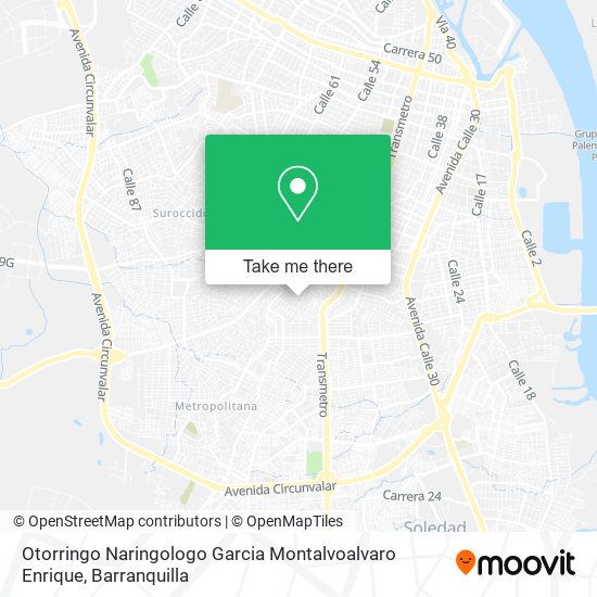 Otorringo Naringologo Garcia Montalvoalvaro Enrique map