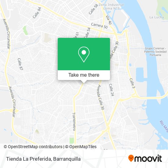 Tienda La Preferida map