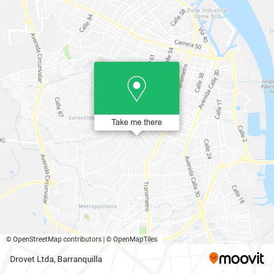 Drovet Ltda map