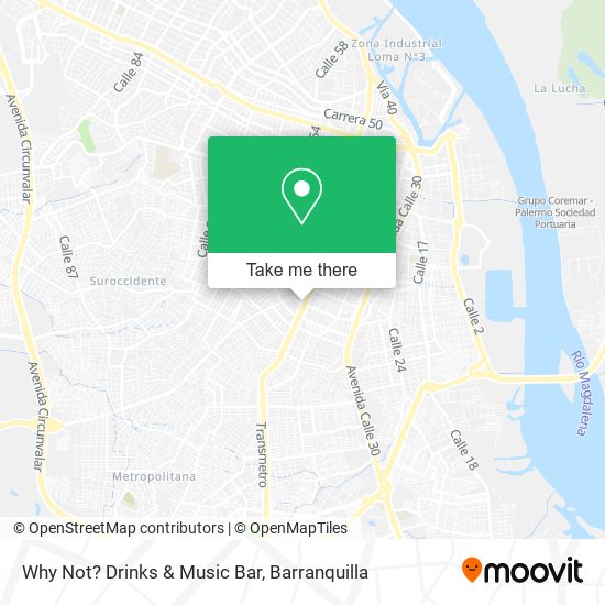 Why Not? Drinks & Music Bar map