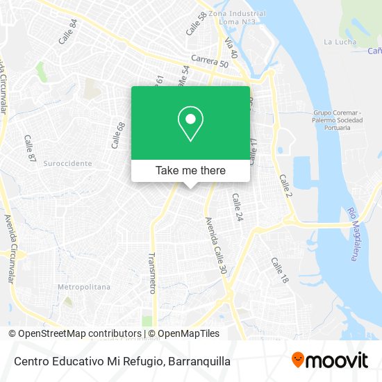 Centro Educativo Mi Refugio map