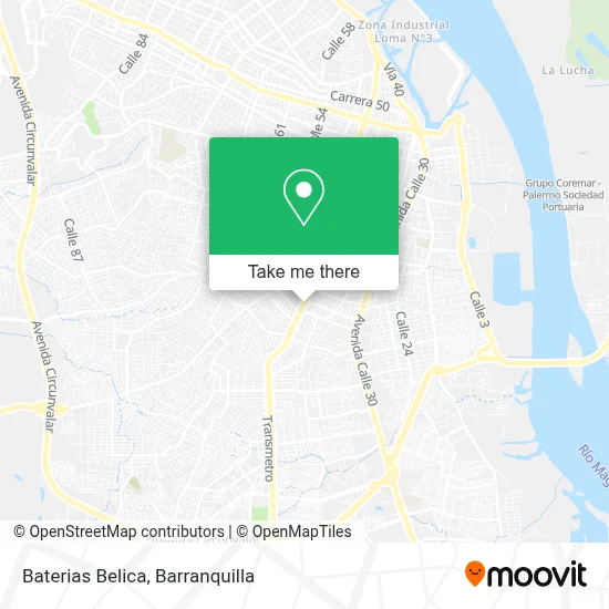 Mapa de Baterias Belica