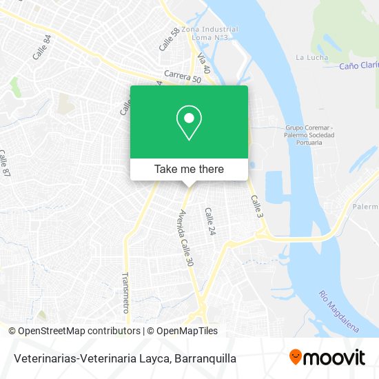 Veterinarias-Veterinaria Layca map