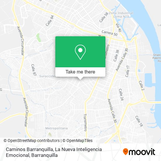 Caminos Barranquilla, La Nueva Inteligencia Emocional map