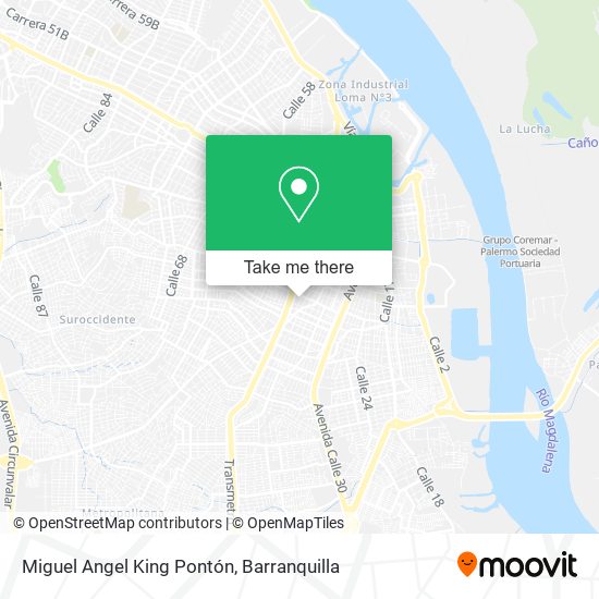 Mapa de Miguel Angel King Pontón