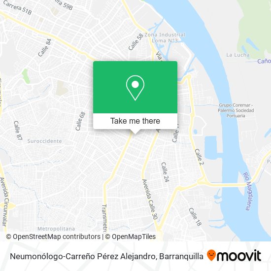 Neumonólogo-Carreño Pérez Alejandro map