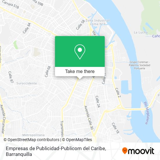 Empresas de Publicidad-Publicom del Caribe map