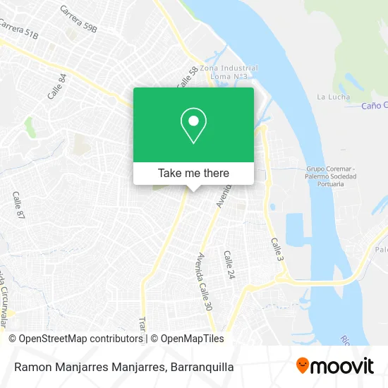Ramon Manjarres Manjarres map
