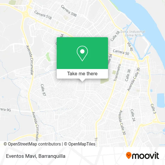 Eventos Mavi map