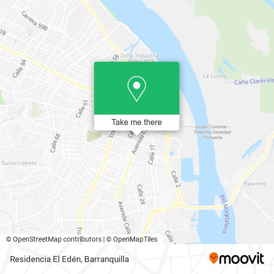 Mapa de Residencia El Edén