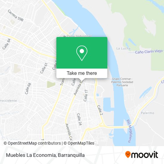 Mapa de Muebles La Economía