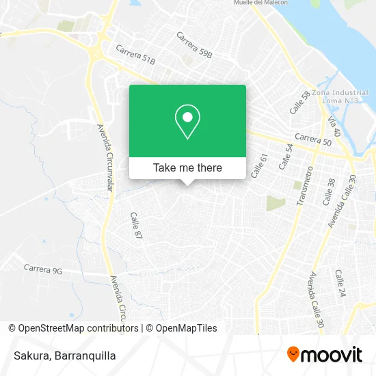 Sakura map
