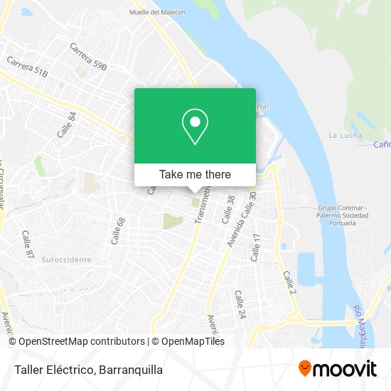 Taller Eléctrico map