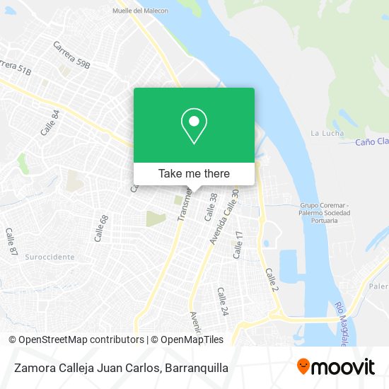 Zamora Calleja Juan Carlos map