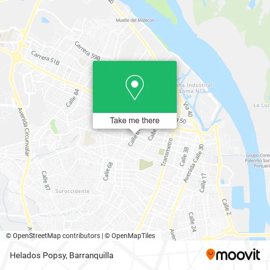 Helados Popsy map