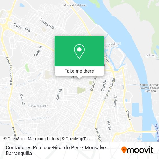 Contadores Publicos-Ricardo Perez Monsalve map