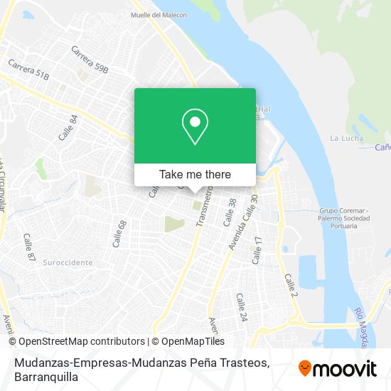 Mudanzas-Empresas-Mudanzas Peña Trasteos map
