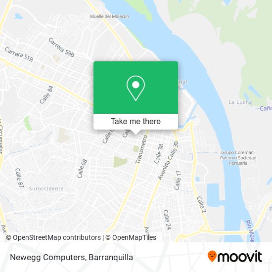 Newegg Computers map