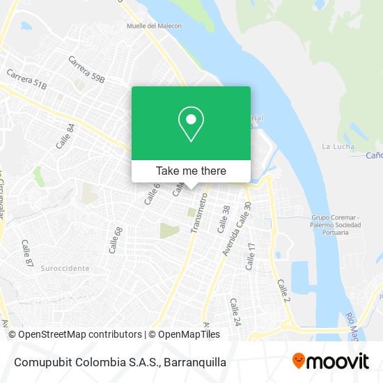 Mapa de Comupubit Colombia S.A.S.