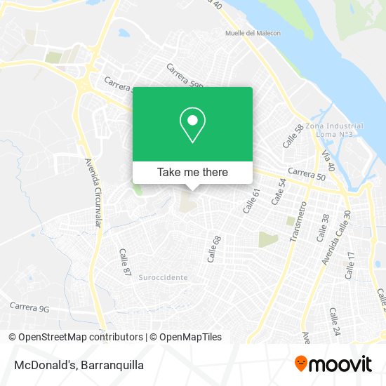 McDonald's map