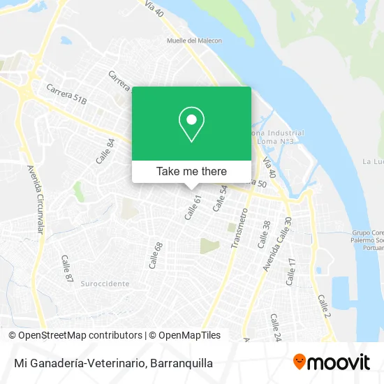 Mi Ganadería-Veterinario map