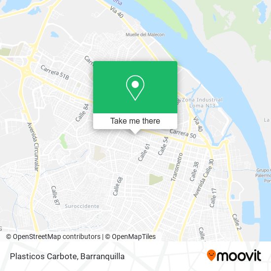 Plasticos Carbote map