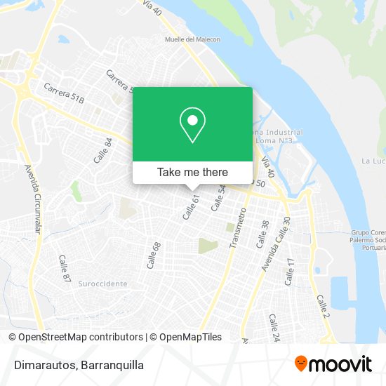Dimarautos map