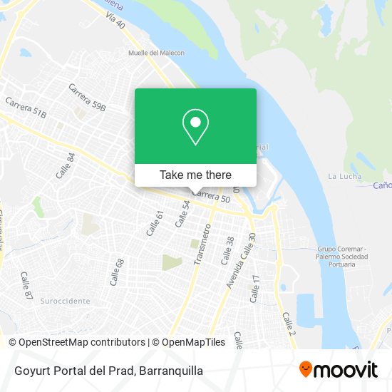 Mapa de Goyurt Portal del Prad