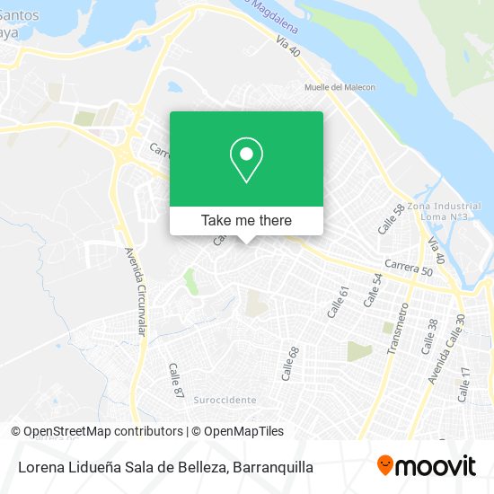 Lorena Lidueña Sala de Belleza map