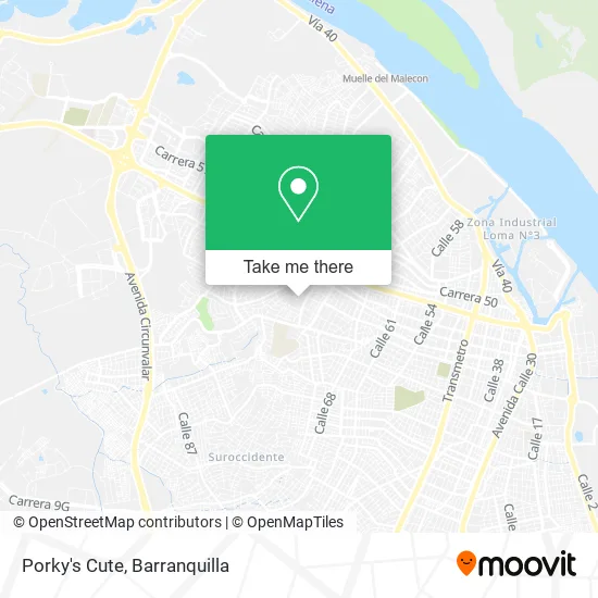Porky's Cute map