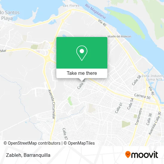 Zableh map