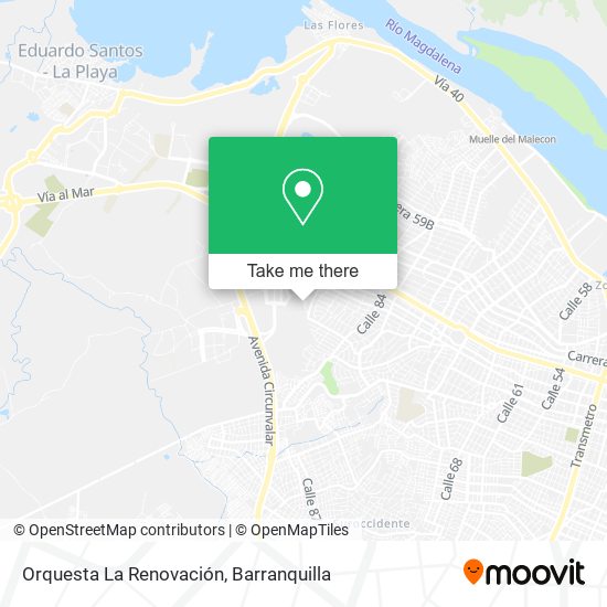 Orquesta La Renovación map