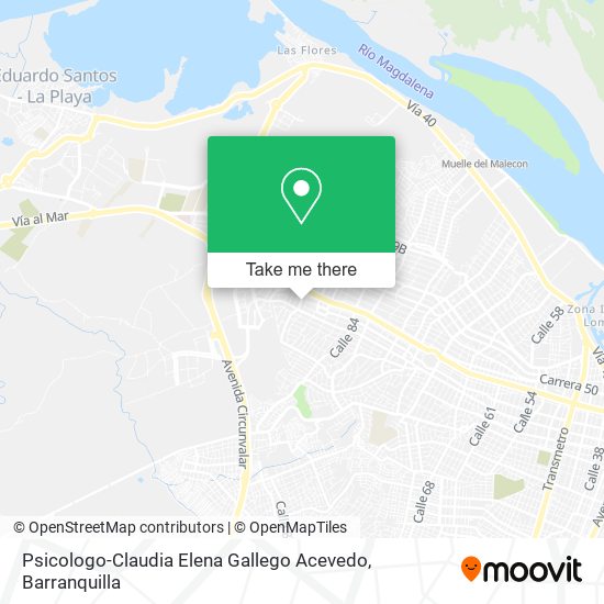 Psicologo-Claudia Elena Gallego Acevedo map
