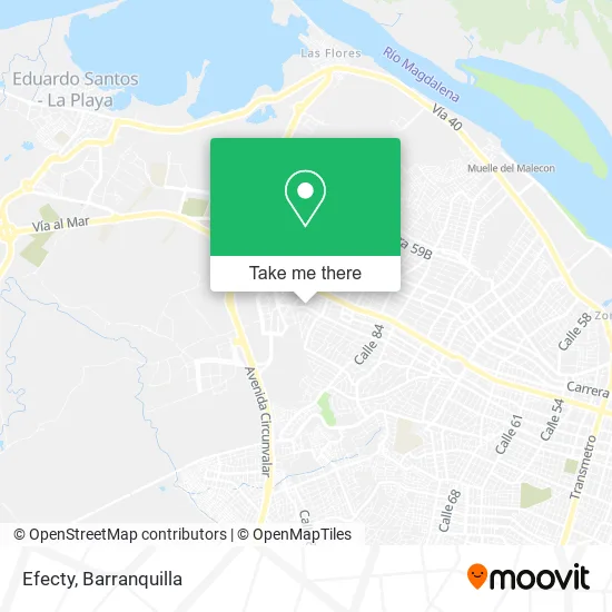 Efecty map
