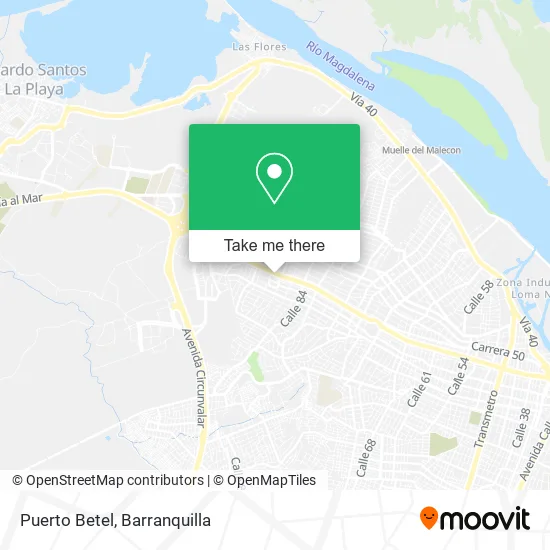 Puerto Betel map